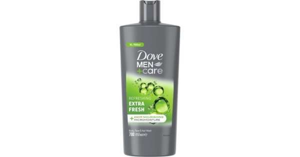 Dove Dove Men+Care - Extra Fresh - Douchegel 3-in-1 - Verzorgend - 700 ml Dove Dove Men+Care - Extra Fresh - Douchegel 3-in-1 - Verzorgend - 700 ml