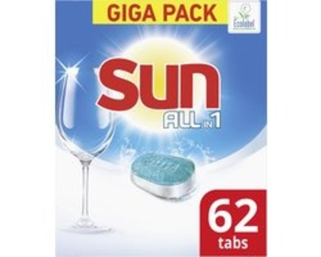 Sun Sun All in 1 Vaatwastabletten 54 stuks Original