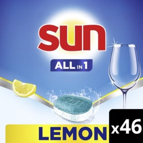 Sun Sun All in 1 Vaatwastabletten 54 stuks Lemon