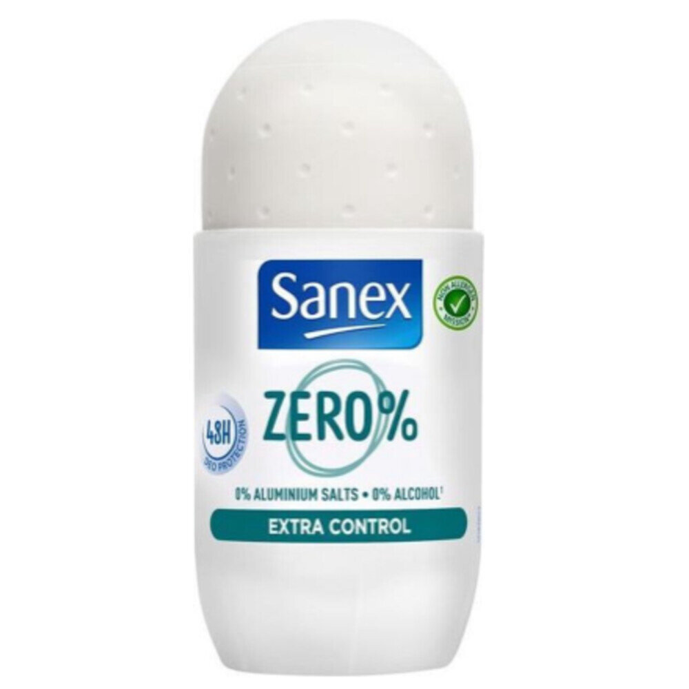 Sanex Sanex Zero% Extra Control 48H Deodorant Roller