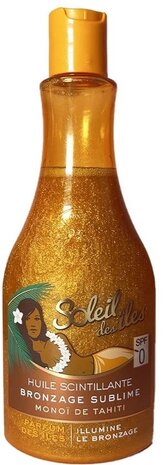 Soleil des iles Soleil des Îles – Huile Scintillante Bronzage Sublime – Monoï de Tahiti – 150 ml