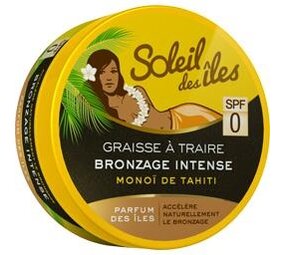 Soleil des iles Soleil des Îles Snelle, Intense Bruining Zonneolie Zonder SPF Graisse à Traire (Melkvet) met Monoï de Tahiti 150ml