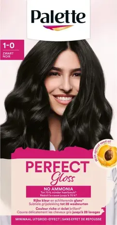 Poly Palette Haarverf Perfect Gloss nr 1-0 Zwart