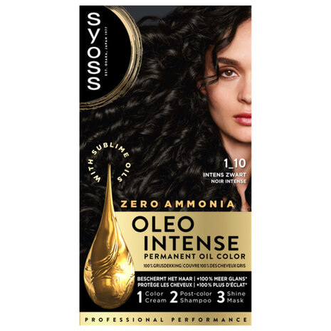 Syoss Syoss Haarverf Oleo Intense nr 1-10 Intens Zwart