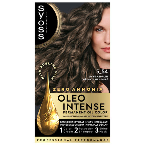Syoss Syoss Haarverf Oleo Intense nr 5-54 Licht Asbruin