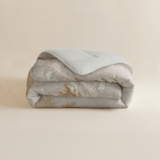 Zelesta Zelesta Royalbed Oak Leafs 140x200 - Dekbed zonder overtrek - met Instopstrook - Wasbaar dekbed met Vaste Overtrek - All year zomerdekbed & winterdekbed