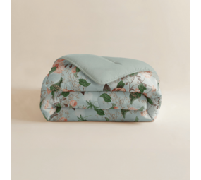 Zelesta Zelesta Royalbed Happy Flower 140x200 - Dekbed zonder overtrek - met Instopstrook - Wasbaar dekbed met Vaste Overtrek - All year zomerdekbed & winterdekbed