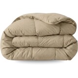 Zelesta Zelesta Wonderbed Natural Taupe 140x200 – Dekbed zonder overtrek - 4 Seizoenen Hoesloos Dekbed (2-in-1)