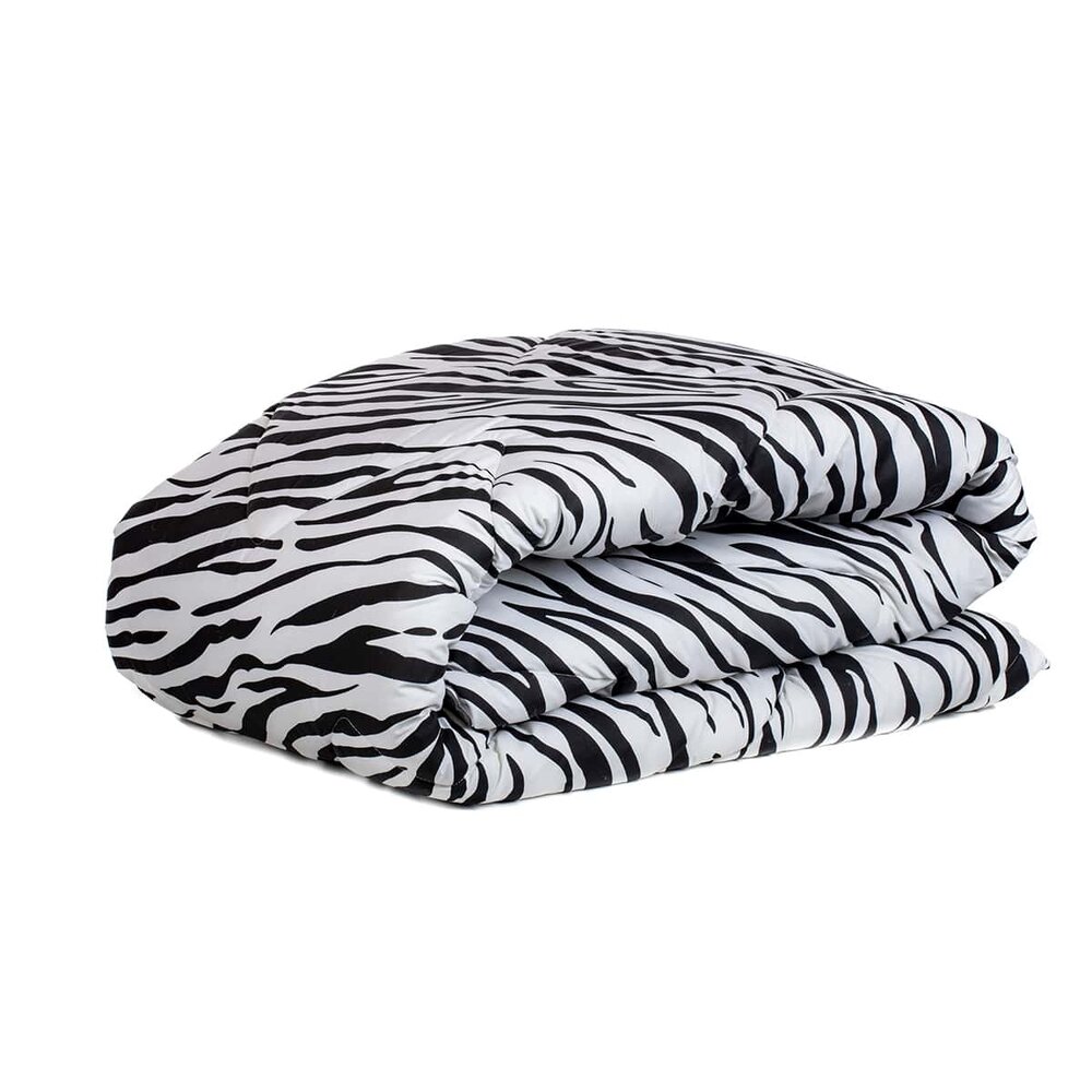Zelesta Zelesta Wonderbed 4 Seizoenen Zebra Skin 140x200 – Dekbed voor het hele jaar - Tweedelig en wasbaar zonder overtrek