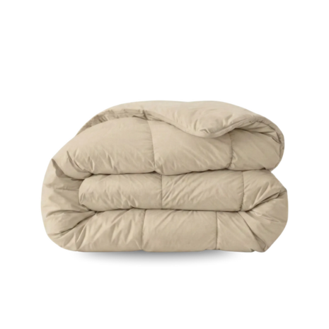 Zelesta Zelesta Wonderbed Warm Sand 140x200 – Dekbed zonder overtrek - 4 Seizoenen Hoesloos 2-in-1 Dekbed