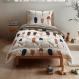 Zelesta Zelesta Pure Kids Katoenen Kinderdekbed 140x200 – Zonder Overtrek - Wasbaar met Vaste Overtrek Gelato