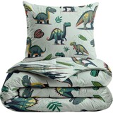 Zelesta Zelesta Comfort Kids Dino 140x200 – Kinderdekbedovertrek - Wasbaar Hoesloos All Year Dekbed