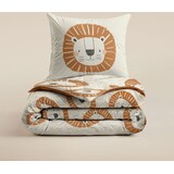 Zelesta Zelesta Comfort Kids Lucky Lion 140x200 – Kinderdekbedovertrek - Wasbaar Hoesloos All Year Dekbed
