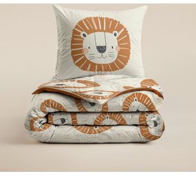Zelesta Zelesta Comfort Kids Lucky Lion 140x200 – Kinderdekbedovertrek - Wasbaar Hoesloos All Year Dekbed