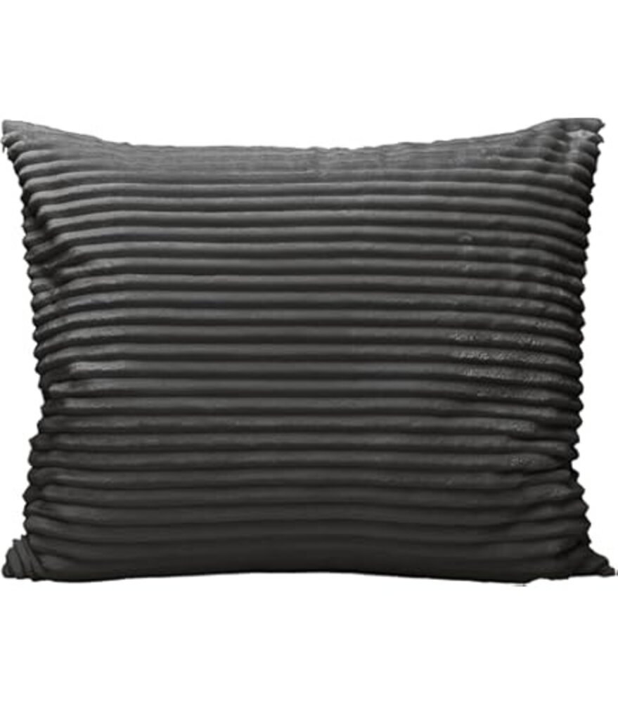 Zelesta Zelesta Teddybed Kussenslopen Set van 2 – Hypoallergeen Anthracite 80x80 cm