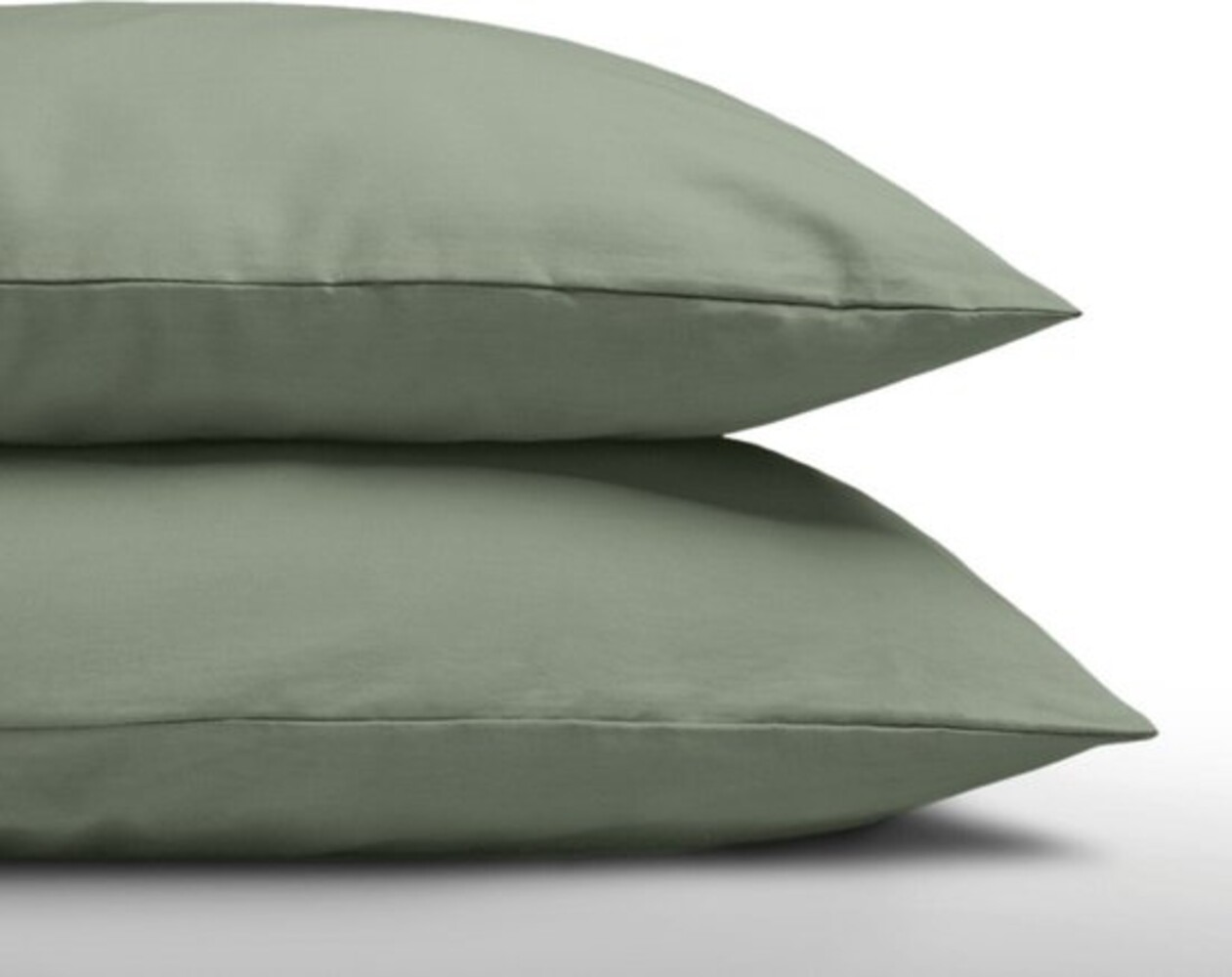 Zelesta Zelesta Everyday Uni Kussenslopen Pastel Green – Set van 2 | 60x70 cm