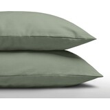 Zelesta Zelesta Everyday Uni Kussenslopen Pastel Green – Set van 2 | 60x70 cm