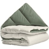 Zelesta Zelesta Everyday Duo Green & Cream 140x200 cm – Hoesloos Dekbed Zonder Overtrek Zelesta Zelesta Everyday Duo Green & Cream 140x200 cm – Hoesloos Dekbed Zonder Overtrek