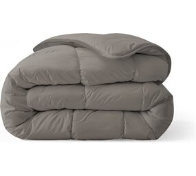 Zelesta Zelesta Everyday Uni Tender Grey 140x200 cm – Hoesloos Dekbed Zonder Overtrek