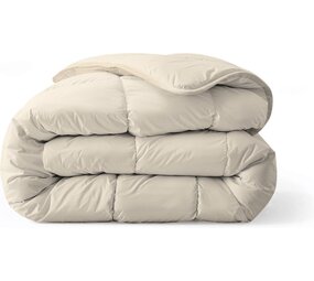 Zelesta Zelesta Everyday Uni Sand Beach 140x200 cm – Hoesloos Dekbed Zonder Overtrek