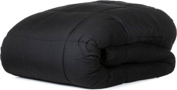 Zelesta Zelesta Everyday Uni Black 140x200 cm – Hoesloos Dekbed Zonder Overtrek