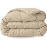 Zelesta Zelesta Pure Uni Desert Sand 140x200 – Katoenen Hoesloos Dekbed met Vaste Overtrek