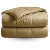 Zelesta Zelesta Satinbed Empire Terra 140x200 cm – Satijnen Hoesloos Dekbed met Vaste Overtrek