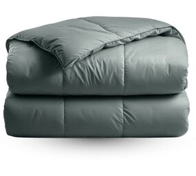 Zelesta Zelesta Satinbed Grateful Green 140x200 cm – Satijnen Hoesloos Dekbed met Vaste Overtrek