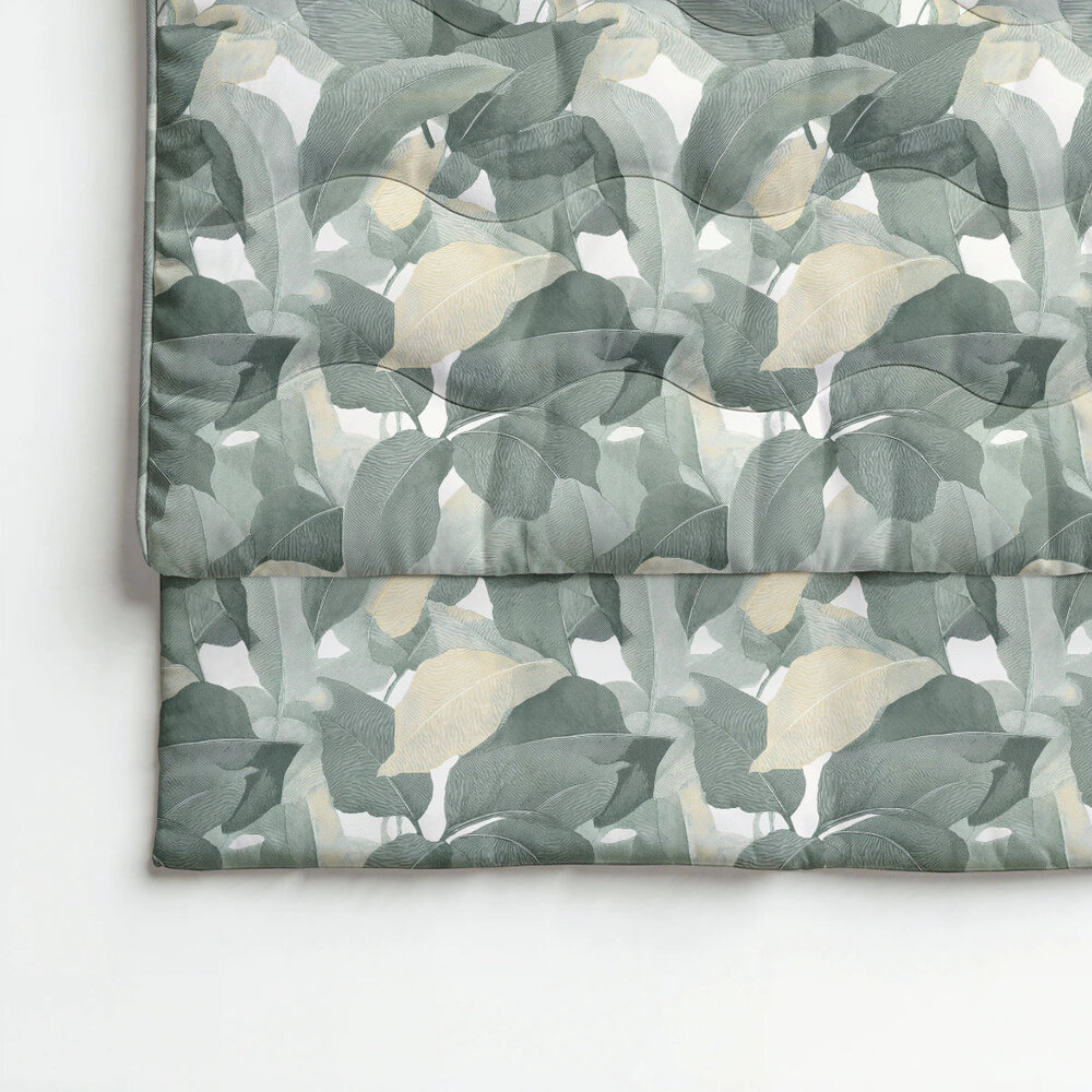 Zelesta Zelesta Pure Design Green Forest 140x200 – Katoenen Hoesloos Dekbed met Vaste Overtrek