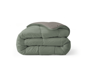 Zelesta Zelesta Royalbed Light Tender Grey & Pastel Green 160x200 cm – Hoesloos Zomerdekbed