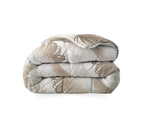 Zelesta Zelesta Everyday Design Palm Leaves 160x200cm - Dekbed zonder overtrek - 30 dagen proefslapen - Wasbaar hoesloos dekbed - Bedrukt dekbed - All year zomerdekbed & winterdekbed