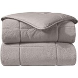 Zelesta Zelesta Teddybed Taupe 200x200 – Fluffy Teddy Dekbed zonder Overtrek