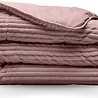 Zelesta Zelesta Groovebed Old Pink 200x200 – Fluffy Geribbeld Teddy Dekbed zonder Overtrek