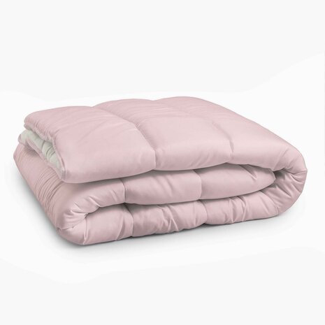 Zelesta Zelesta Royalbed Pastel Pink & Cream 200x200 – Hoesloos Dekbed Zonder Overtrek