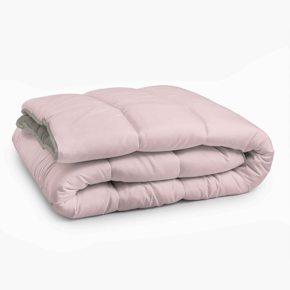 Zelesta Zelesta Royalbed Pastel Pink & Tender Grey 200x240 – Hoesloos Dekbed Zonder Overtrek