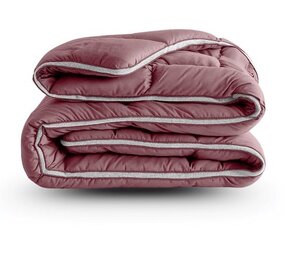 Zelesta Royalbed 3D AIR Old Pink 240x200cm - Dekbed zonder overtrek - Wasbaar hoesloos dekbed - Dekbed met vaste hoes - Ventilerend