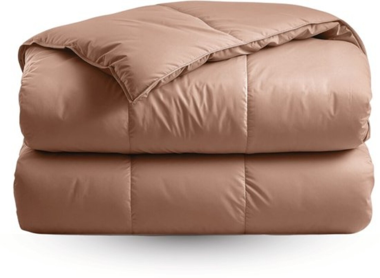 Zelesta Zelesta Satinbed Empire Brown 240x200 cm – Luxe hoesloos satijnen dekbed