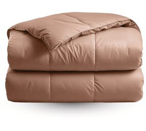 Zelesta Zelesta Satinbed Empire Brown 240x200 cm – Luxe hoesloos satijnen dekbed