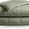 Zelesta Zelesta® Deluxe Duo Olive & Mint 240x200 - Dekbed zonder overtrek - 30 dagen proefslapen - Eco Cloud vulling - Wasbaar hoesloos dekbed - Bedrukt dekbed - Percal katoen dekbed - All Year Winterdekbed & Zomerdekbed