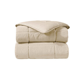 Zelesta Zelesta Teddybed Creme 160x220 – Fluffy hoesloos dekbed met ultiem comfort