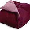 Zelesta Zelesta® Wonderbed Cotton Down Pink & Red Wine 240x220cm - Dekbed zonder overtrek - 30 dagen proefslapen - Wasbaar hoesloos dekbed - EcoCloud vulling - Donsdekbed - Bedrukt dekbed - All year zomerdekbed & winterdekbed