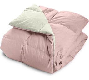 Zelesta Zelesta Wonderbed Cotton Down Pink & Cream 240x220 cm