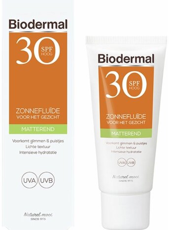 Biodermal Biodermal Sun Fluid 40ml Mattifying SPF30