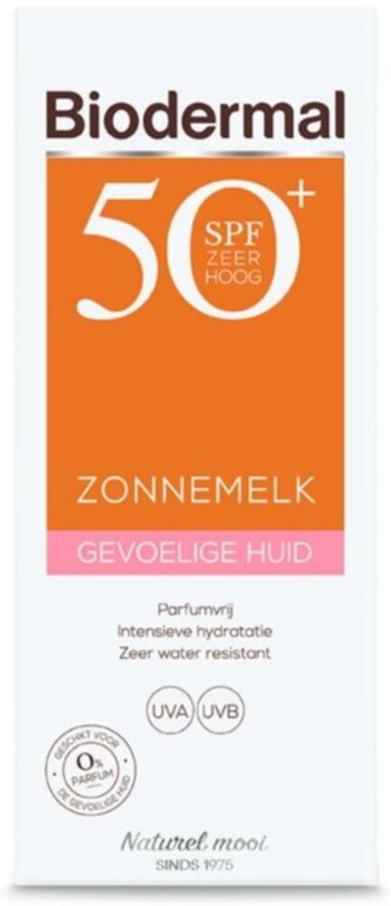 Biodermal Biodermal Sun Milk 200ml Sensitive Skin SPF50