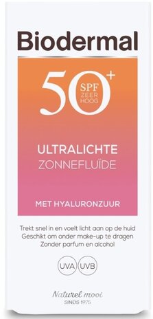 Biodermal Biodermal Ultra Light Sun Fluid 40ml SPF50+