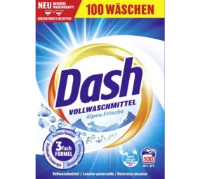 Dash Dash Alpen Fris Poeder Wasmiddel 5KG 100 Wasbeurten