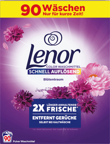 Lenor Lenor Waspoeder Gekleurd Blossom Dream 90 Wasbeurten