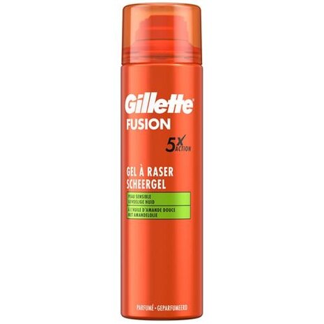 Gillette Gillette Scheergel Fusion 5 Sensitive 200 ml | Voordeel in Nederland