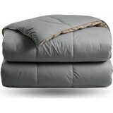 Zelesta Zelesta Katoenen Dekbed 140x200 Brown + Anthracite