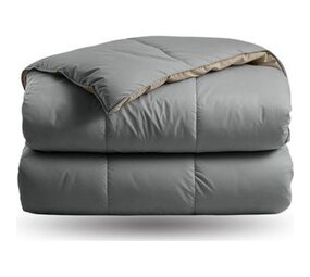 Zelesta Zelesta Katoenen Dekbed 140x200 Brown + Anthracite